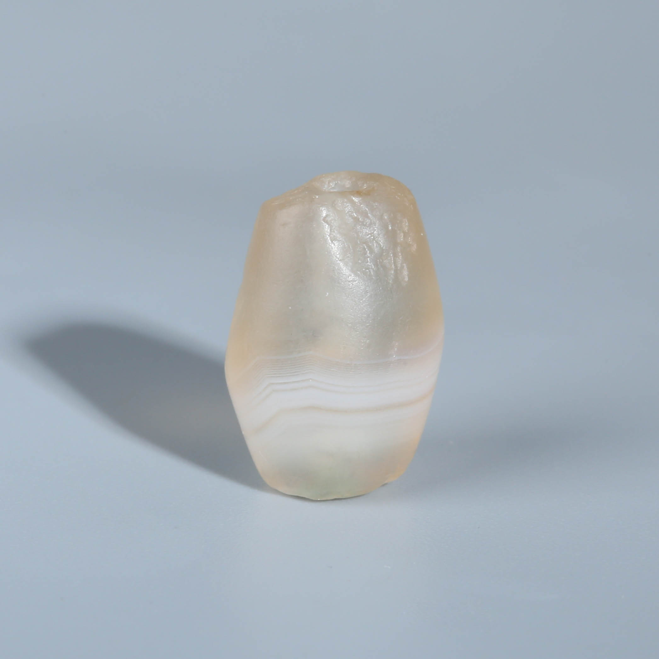 XY76-19 阿契美尼德文明缠丝玛瑙管珠 8.4*12.9mm 