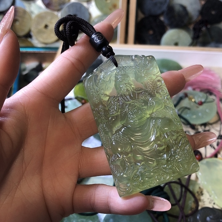 岫玉岫玉挂件未镶嵌