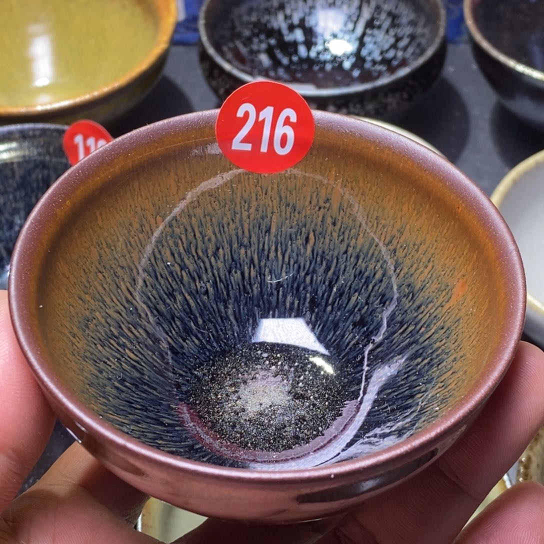 茶盏青御坊龙窑柴烧茶盏