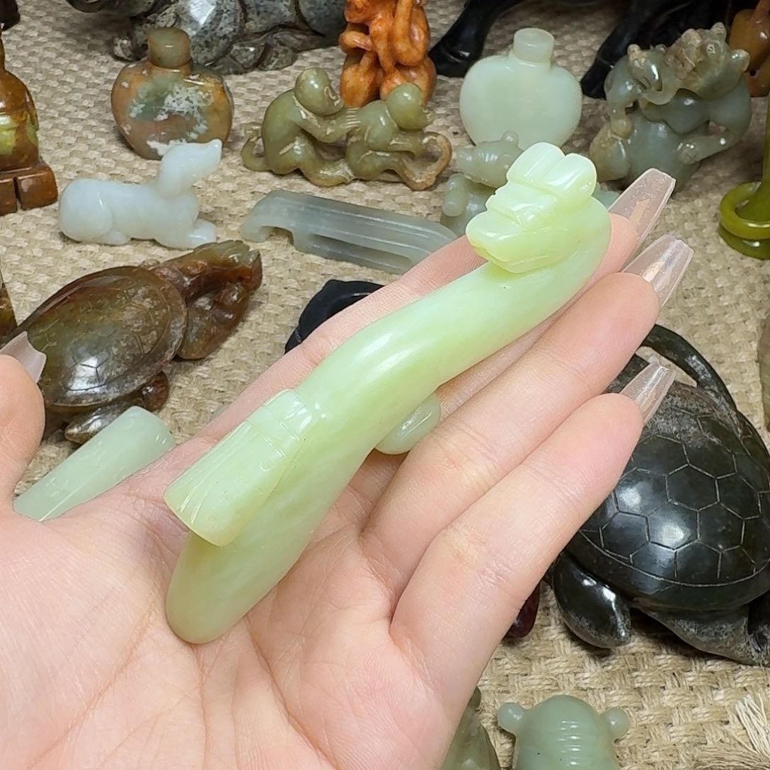 白玉菩提吊坠挂件