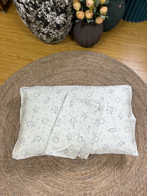 莱赛尔天丝印花枕套48*74微瑕～Q98(大小不一）