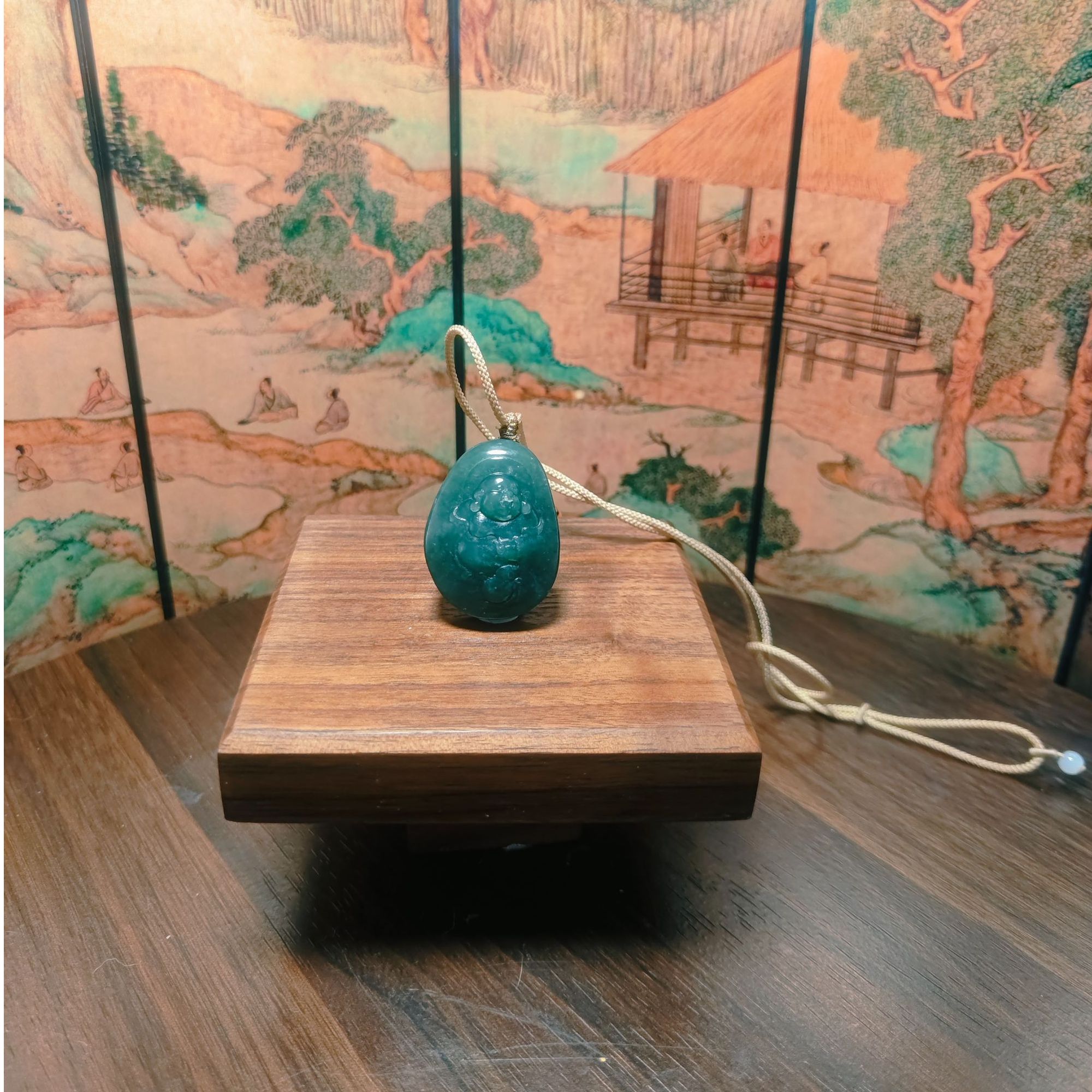 X和田玉佛公吊坠0906