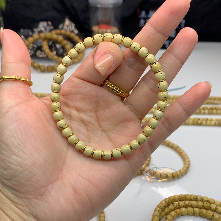 星月菩提手串5.6素串数星星