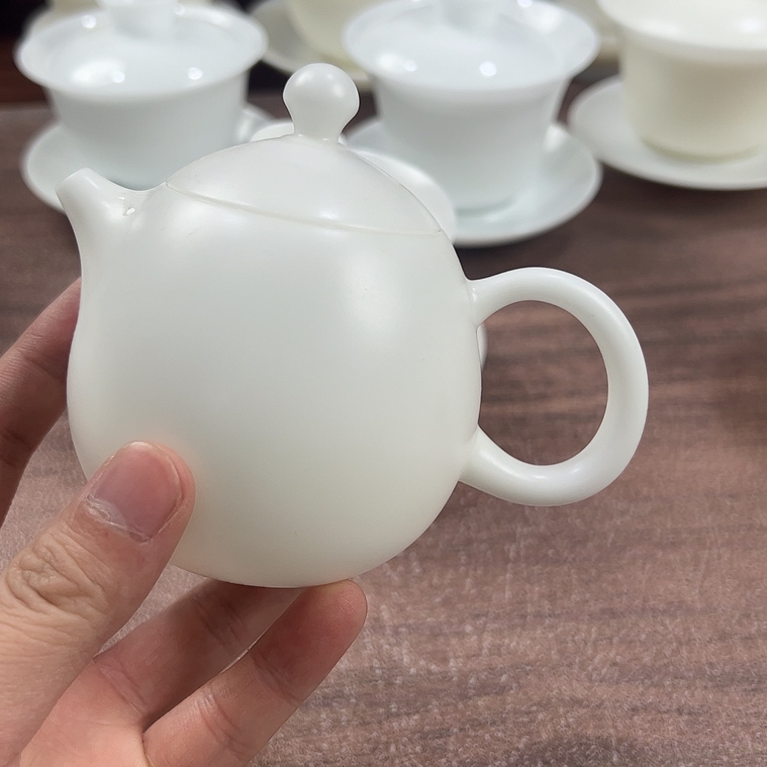 譕白淘*.德化白瓷茶具