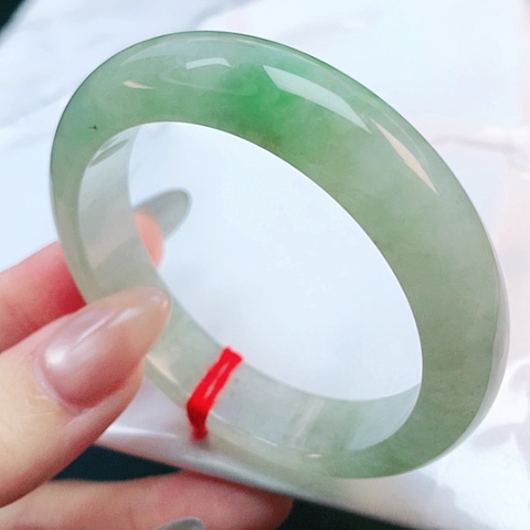 未镶嵌手镯翡翠52圈口010021