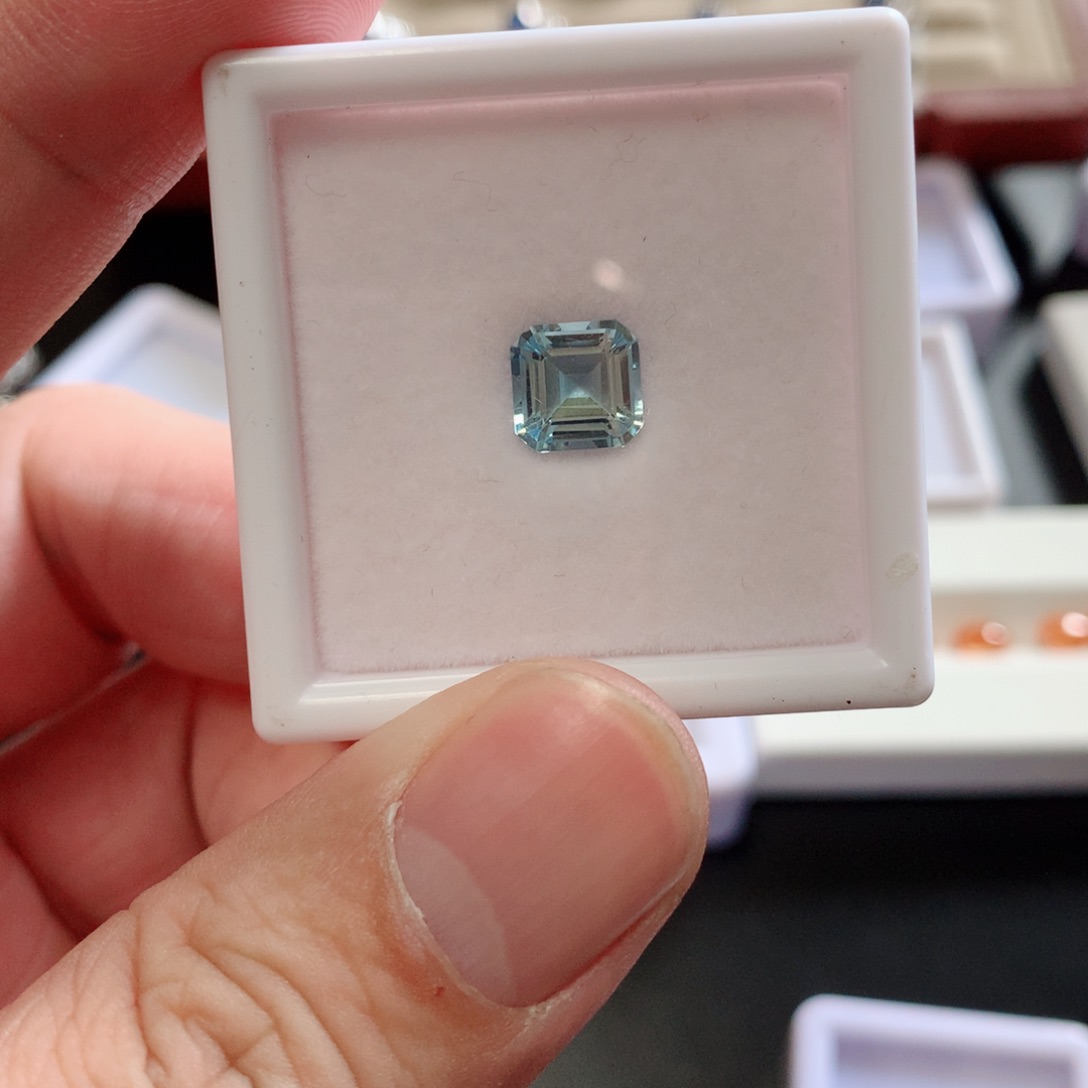 海蓝宝石裸石未镶嵌2.0ct 聖瑪利亞海藍寶石