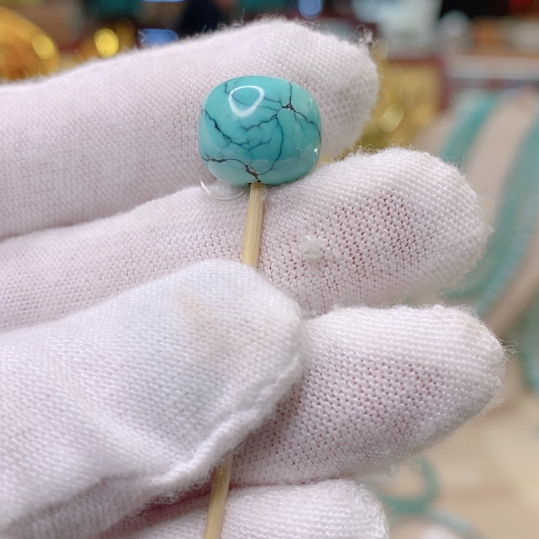 绿松石珠子未镶嵌