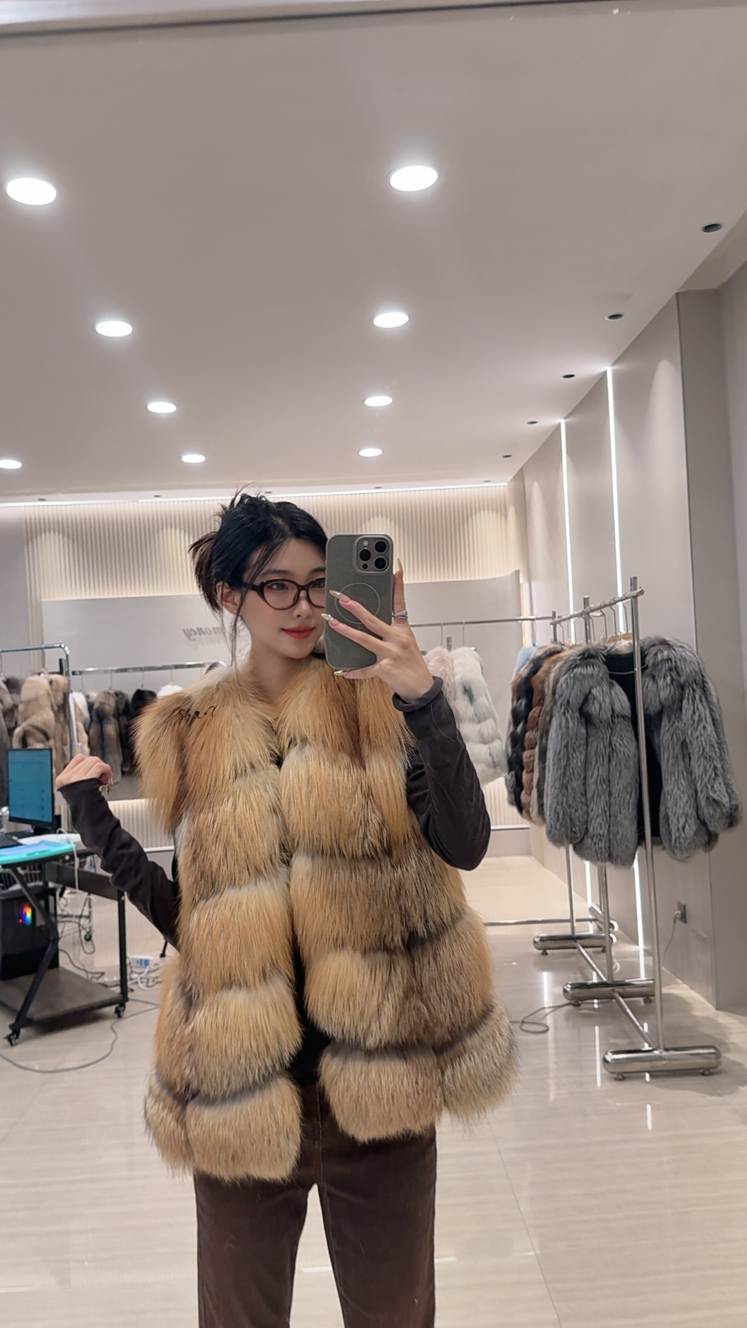 PPFur【凡尔赛之梦】F956芬兰进口狐狸毛皮草外套女款爆款2025新款