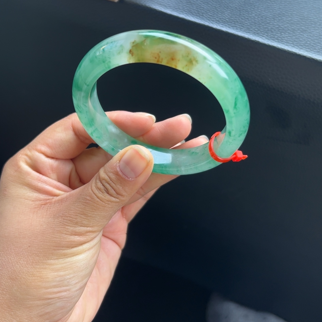 石英质玉未镶嵌手镯非洲翠5859