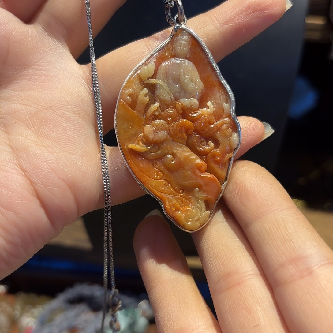 翡翠颈饰未镶嵌原创