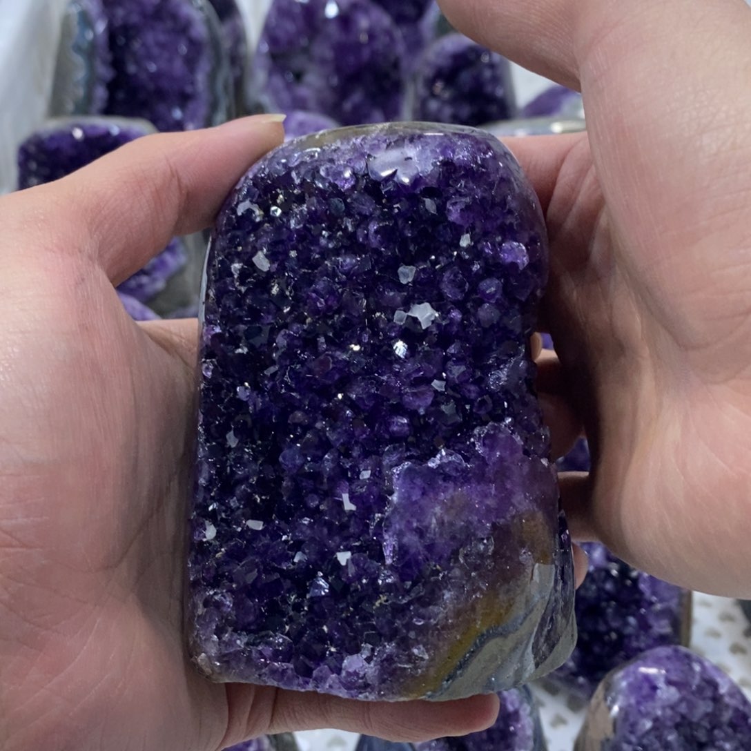 紫晶摆件摆件未镶嵌
