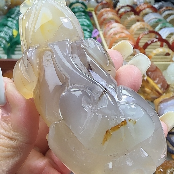 玛瑙/玉髓合金摆件