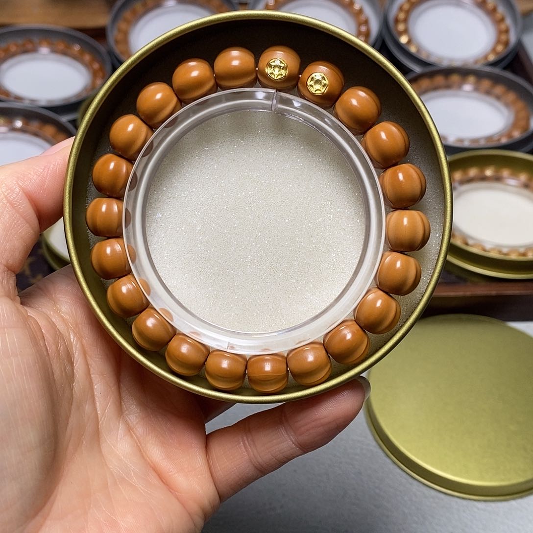 猴头核桃手串350号11左右18K双标毕业鲨鱼鳍全品