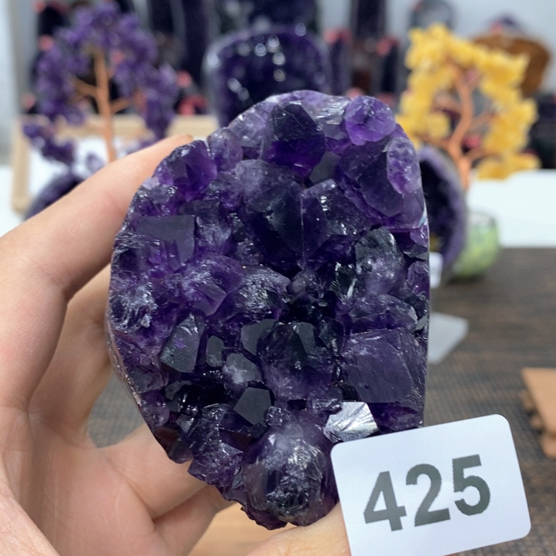 大型摆件（非配饰）紫晶未镶嵌