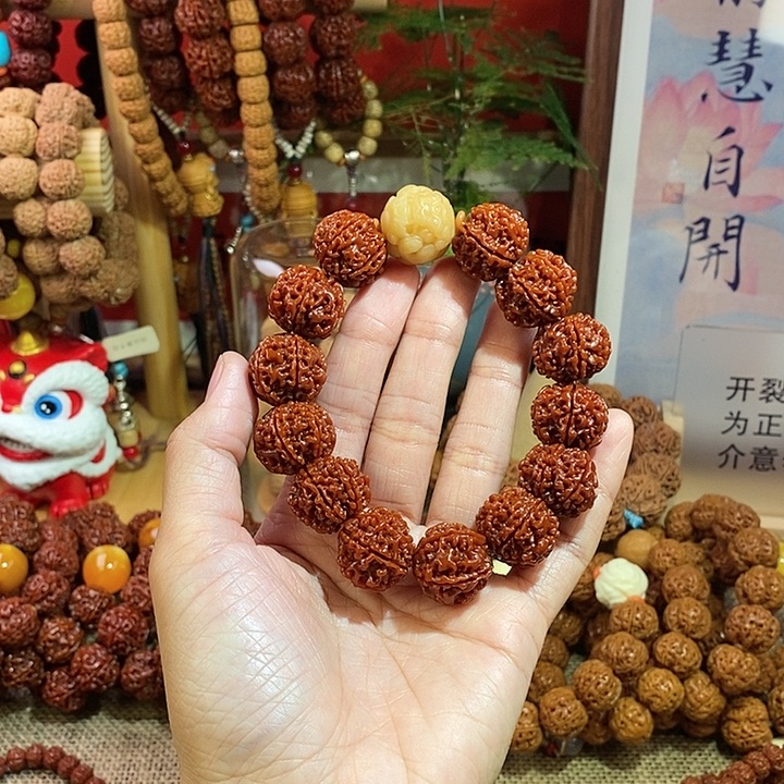 金刚菩提手串206玉华貔貅