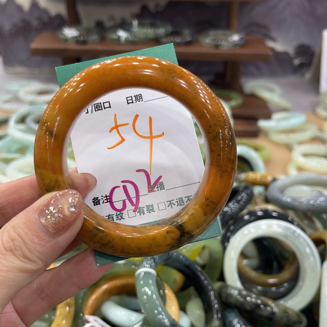 岫玉未镶嵌手镯手镯