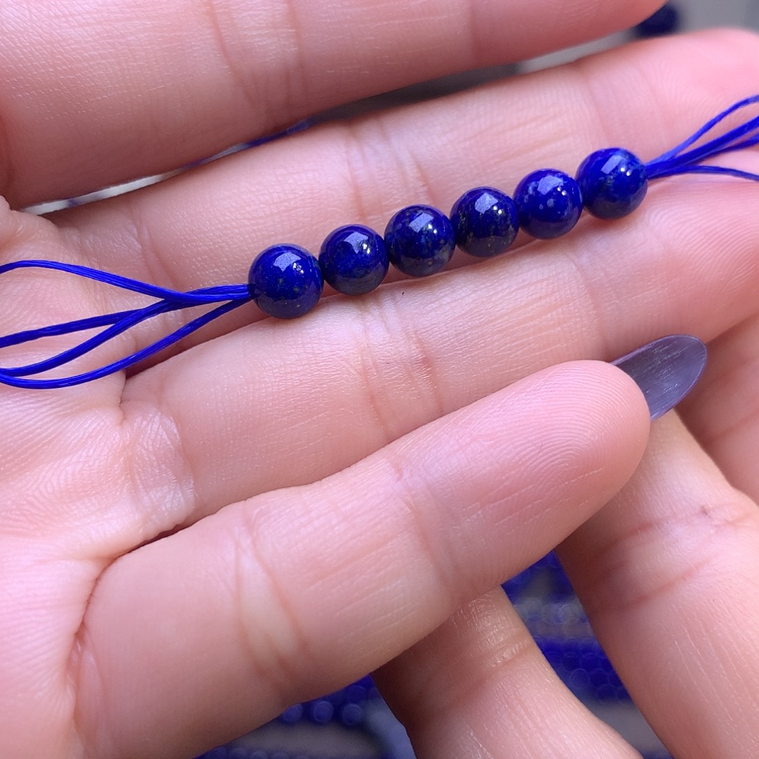 青金石未镶嵌6m6颗