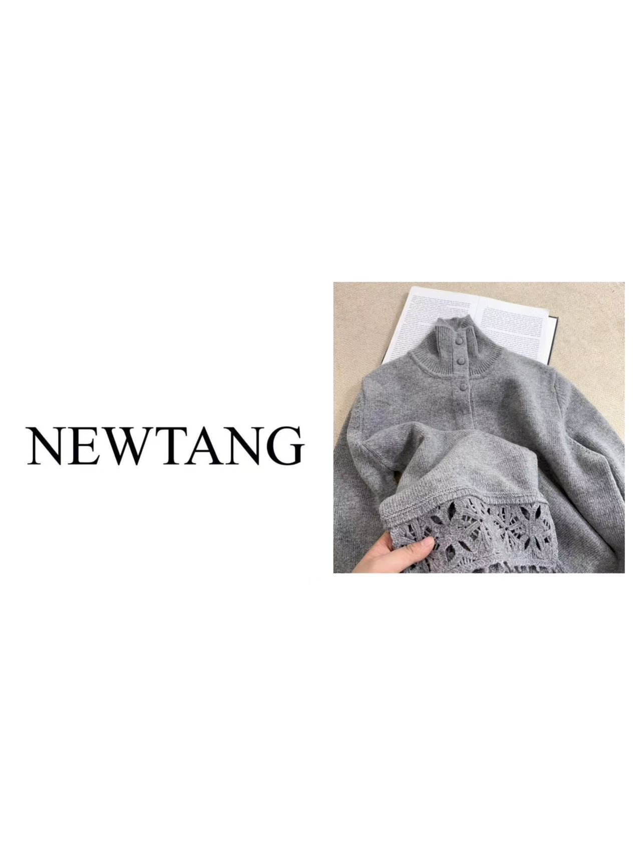 【茉莉】1171优雅气质复古镂空针织开衫外套