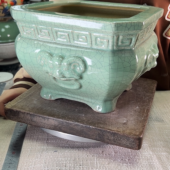 泳坤堂石湾花盆陶瓷