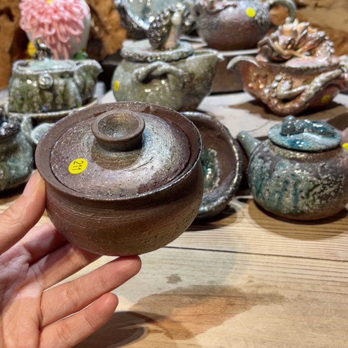 【闪购商品】柴烧柴烧茶具茶杯盖碗211