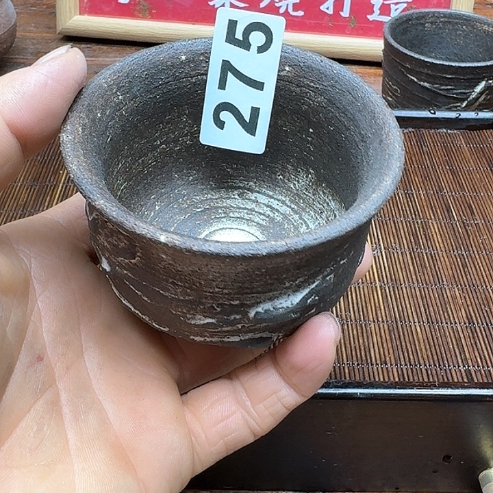 纯手工制作粗陶茶具