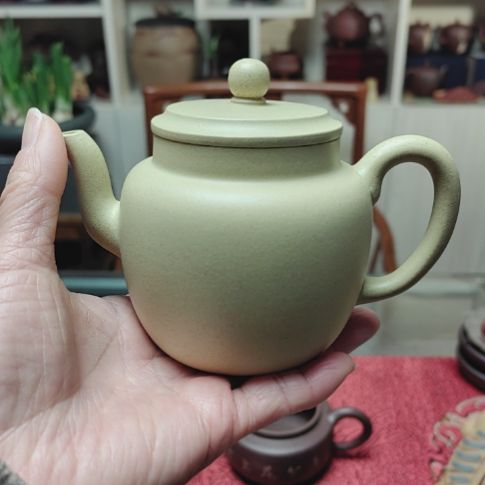 紫砂茶壶用****8宫灯壶240cc手工制作