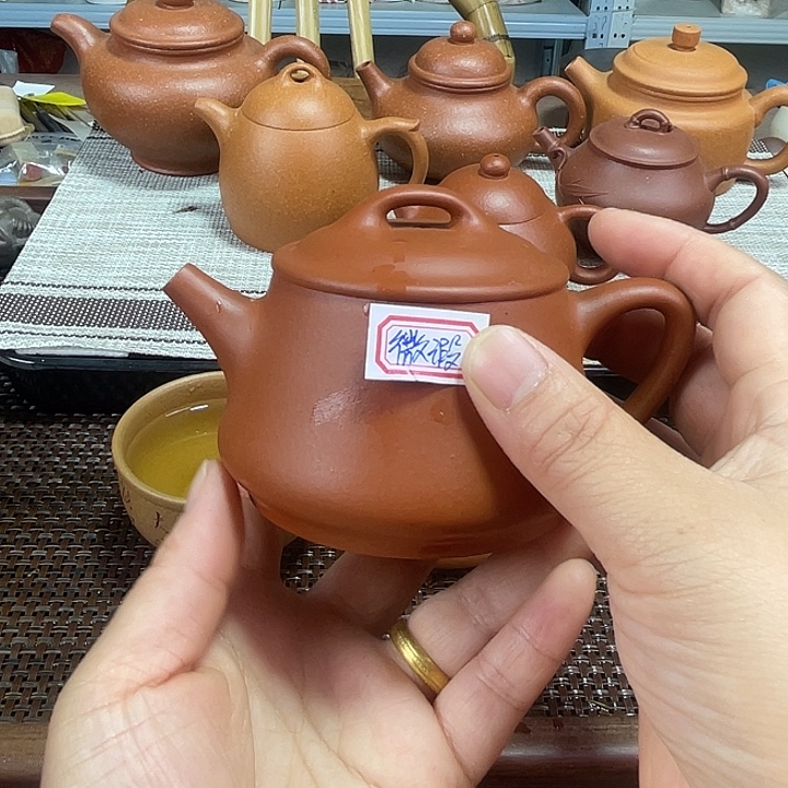紫砂茶壶瑕疵品200红泥
