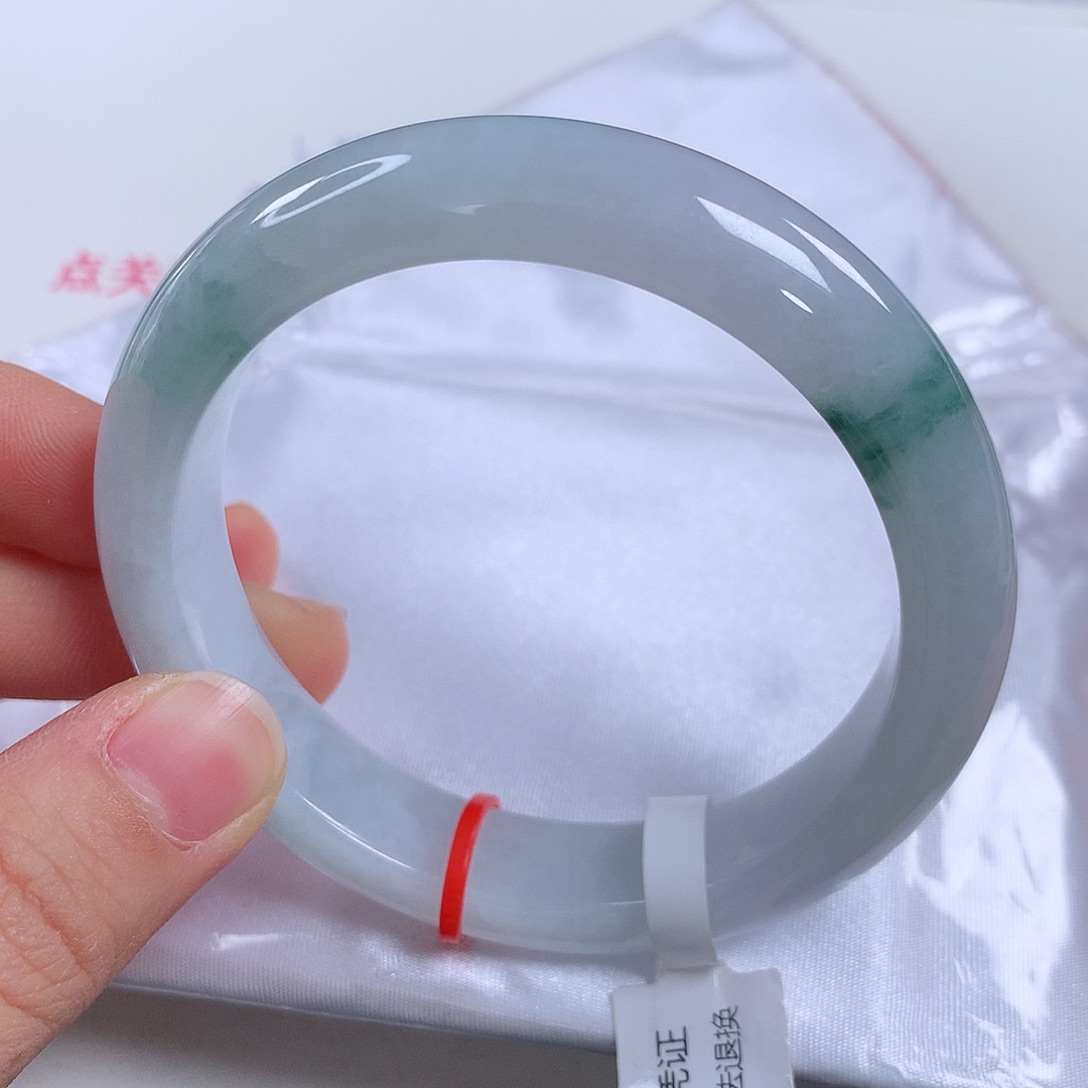 翡翠手镯未镶嵌 正圈①②⑨