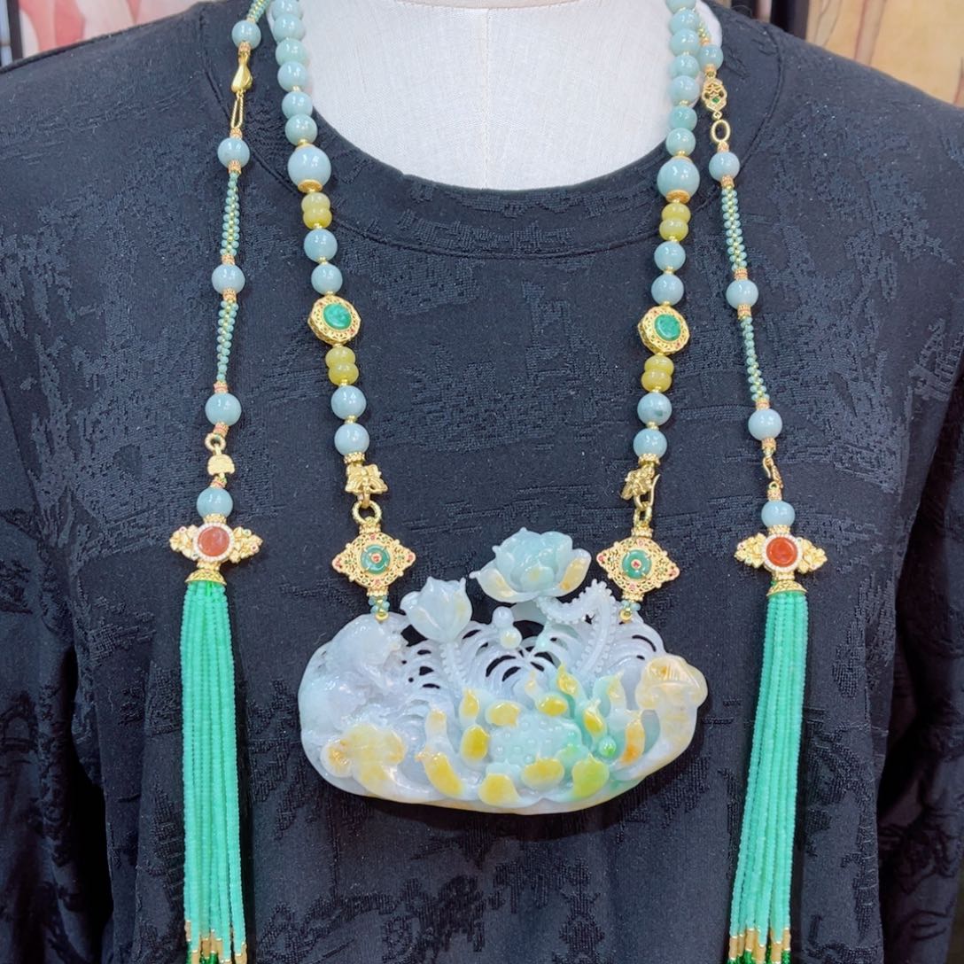 翡翠颈饰合金48小时鉴赏期