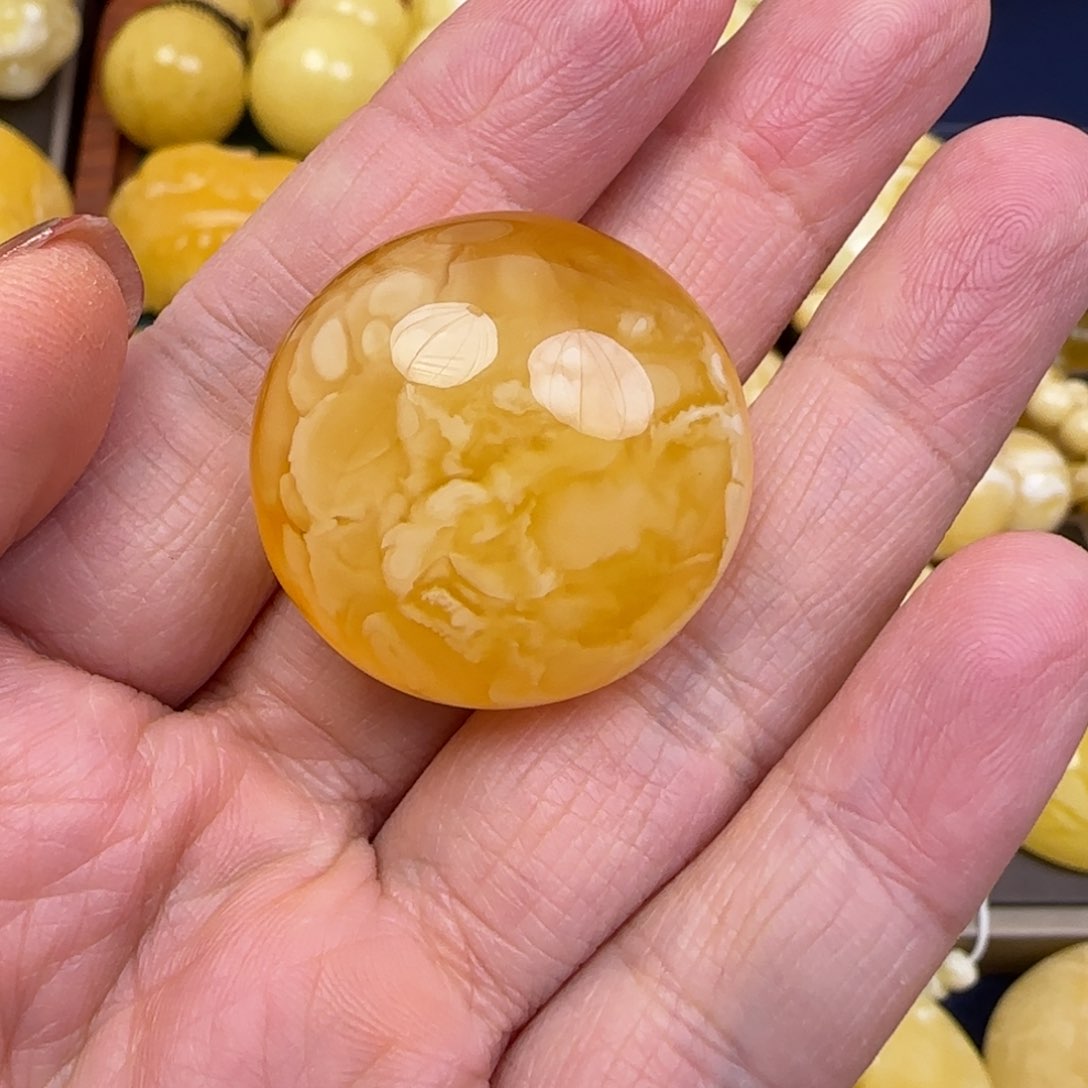 蜜蜡颈饰未镶嵌天然蜜蜡