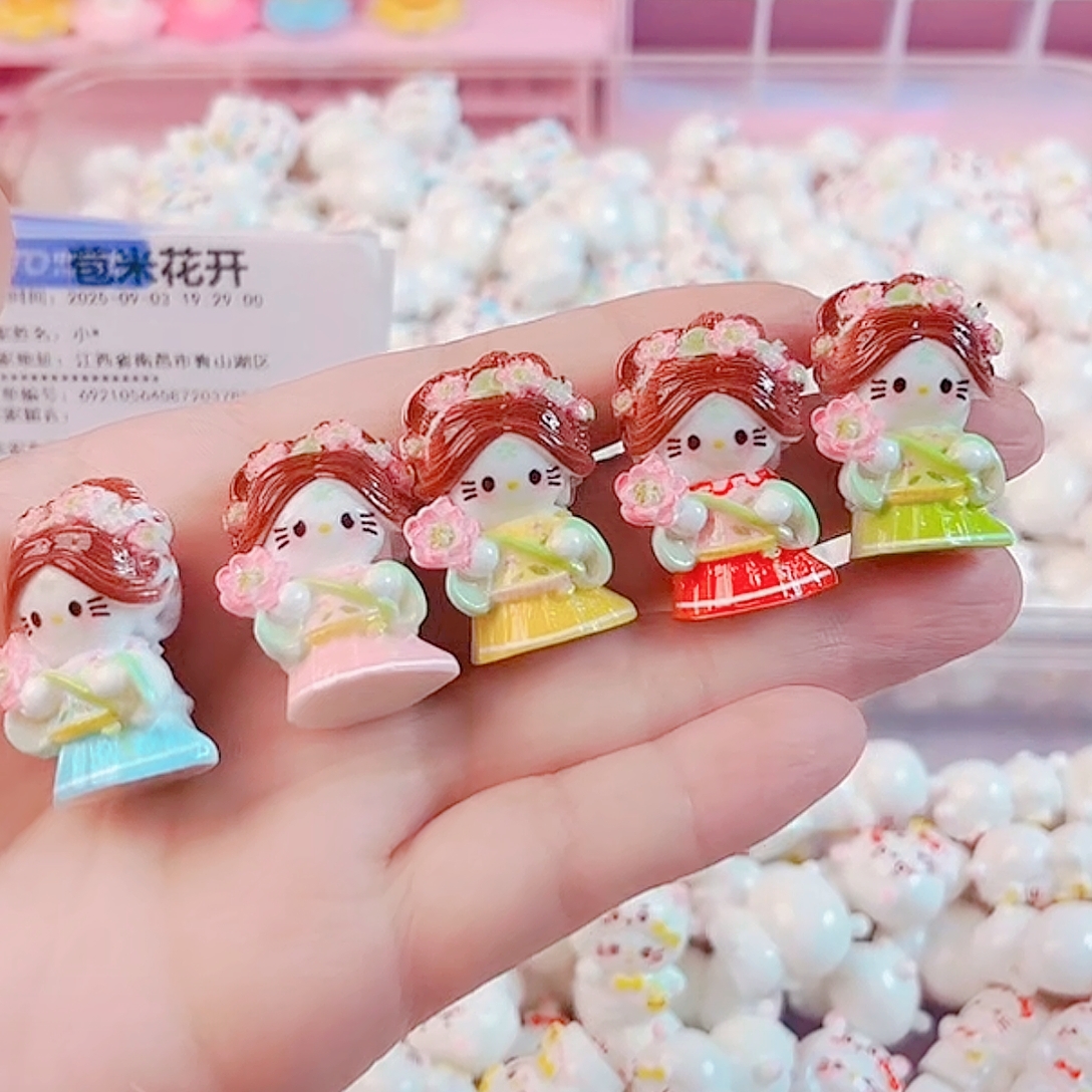 立体古风女孩 卡通树脂DIY配件