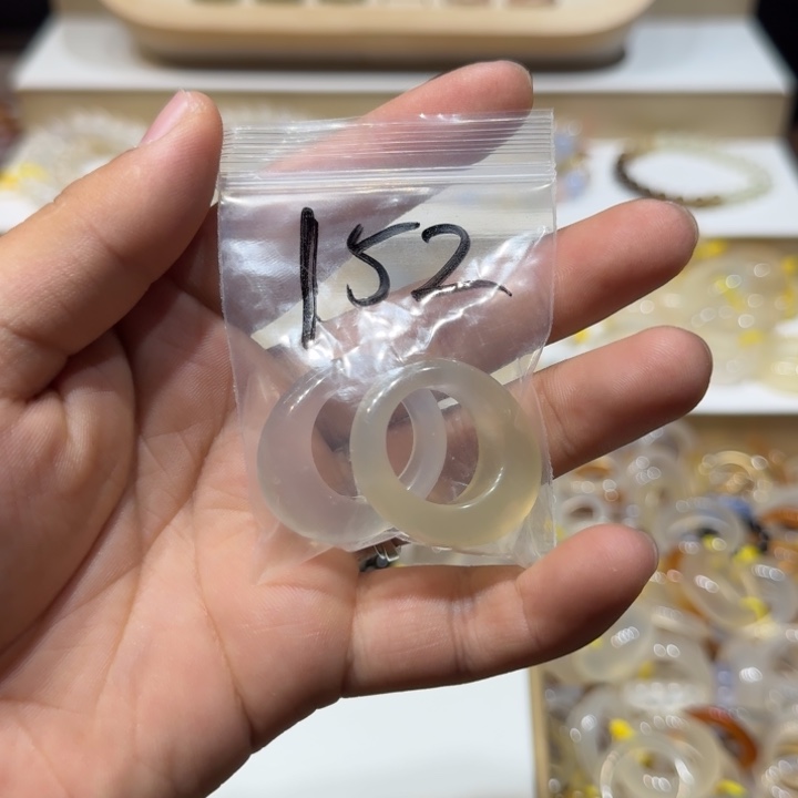 玛瑙/玉髓戒指未镶嵌