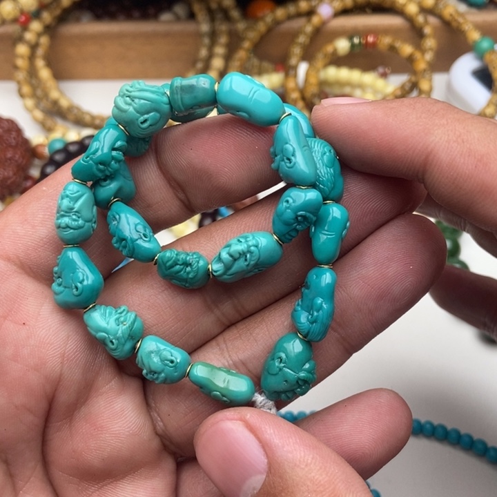 绿松石手链钛钢顺丰快递