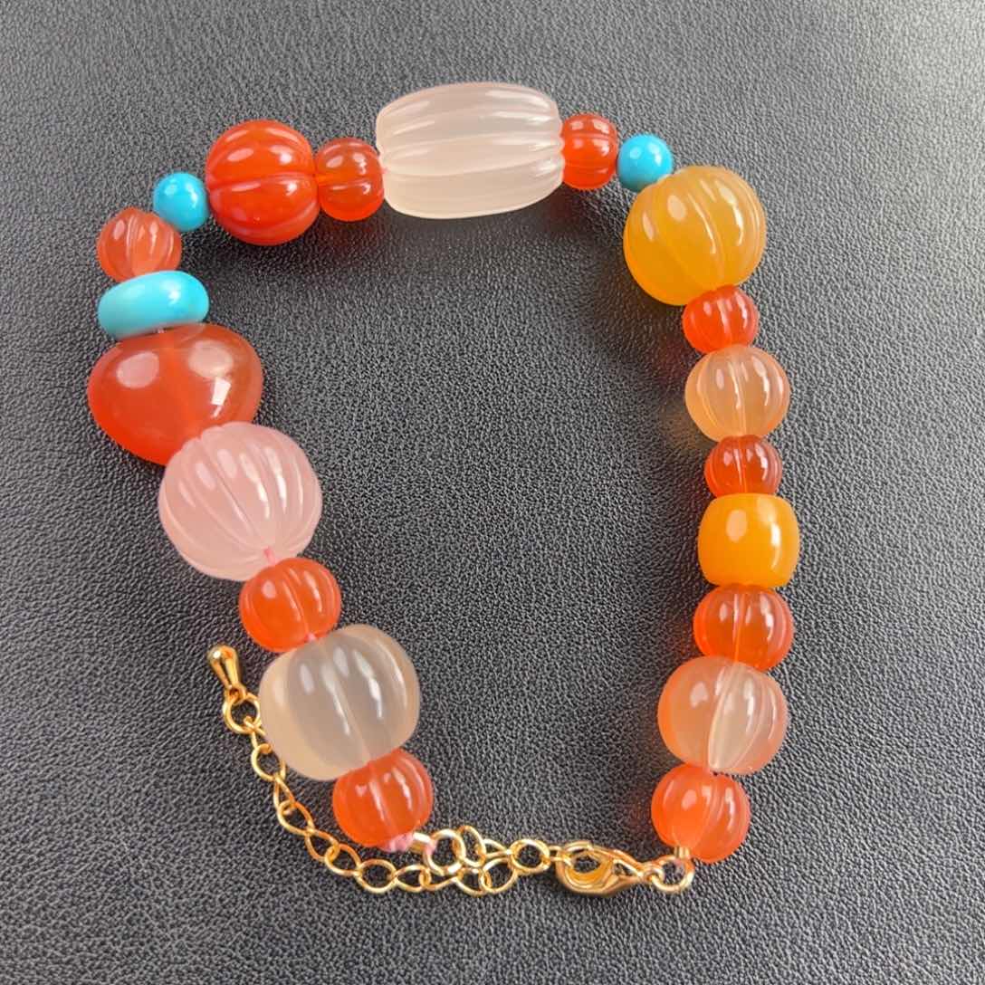 未镶嵌手串南红玛瑙