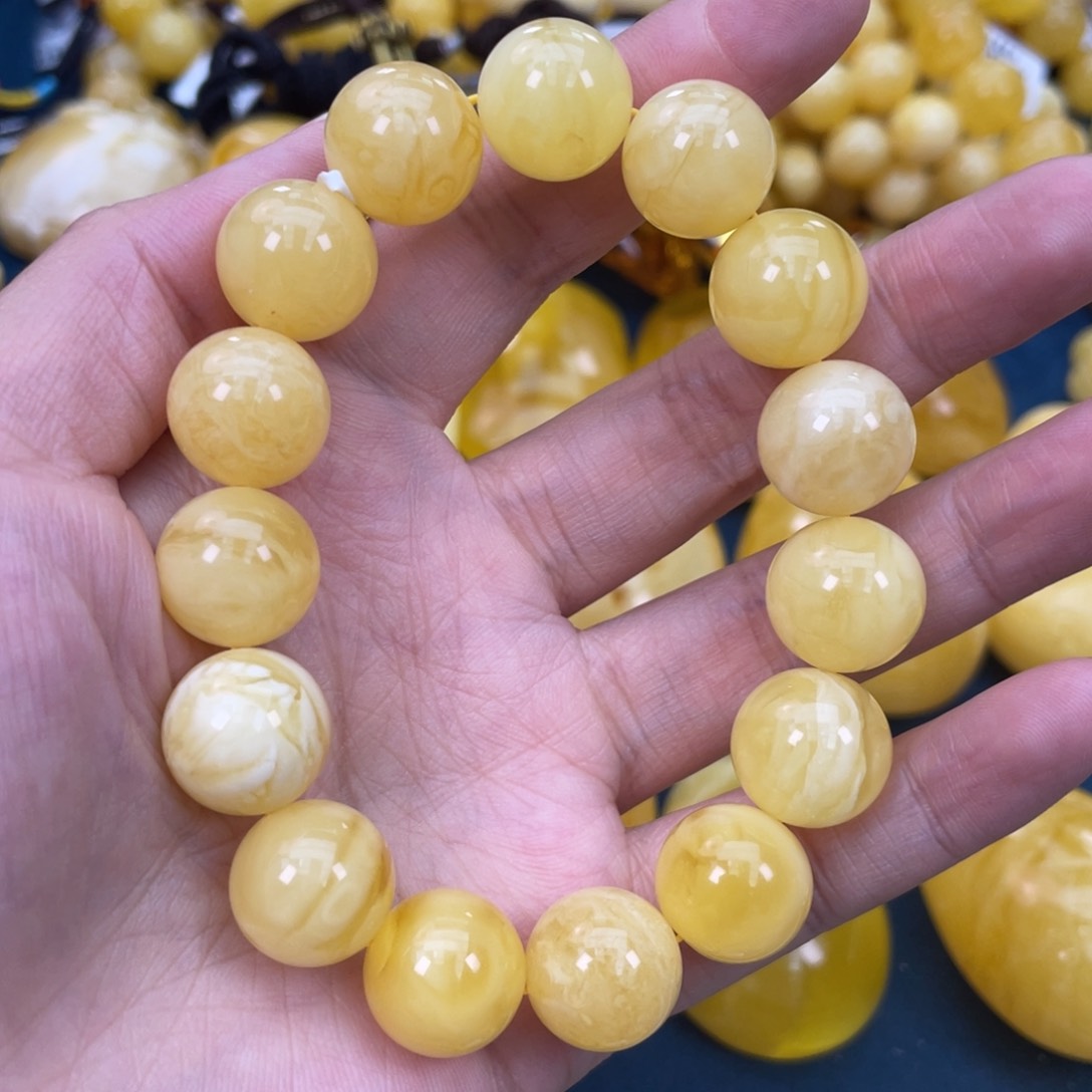 琥珀裸石未镶嵌琥珀蜜蜡w 14