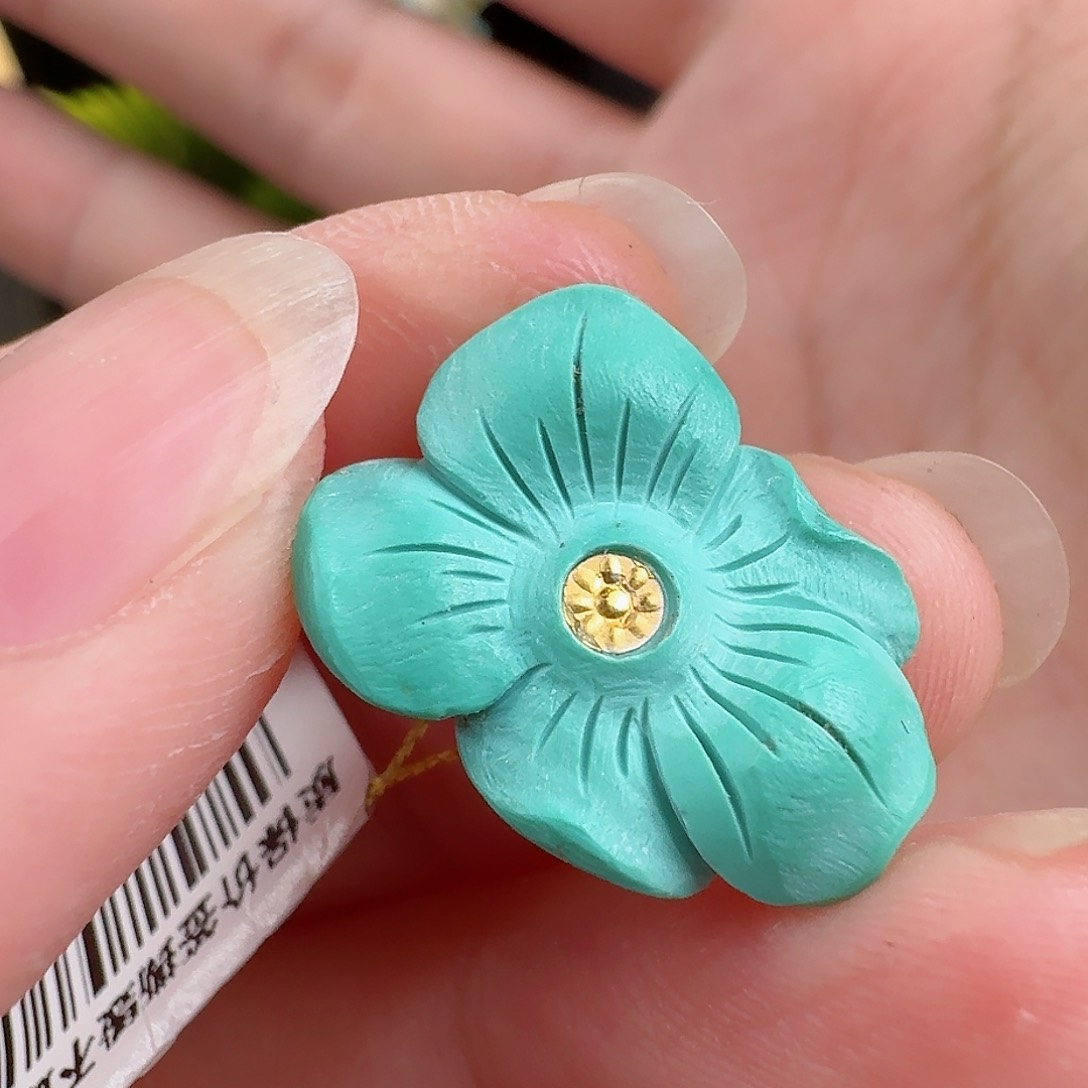 绿松石珠宝奇石未镶嵌