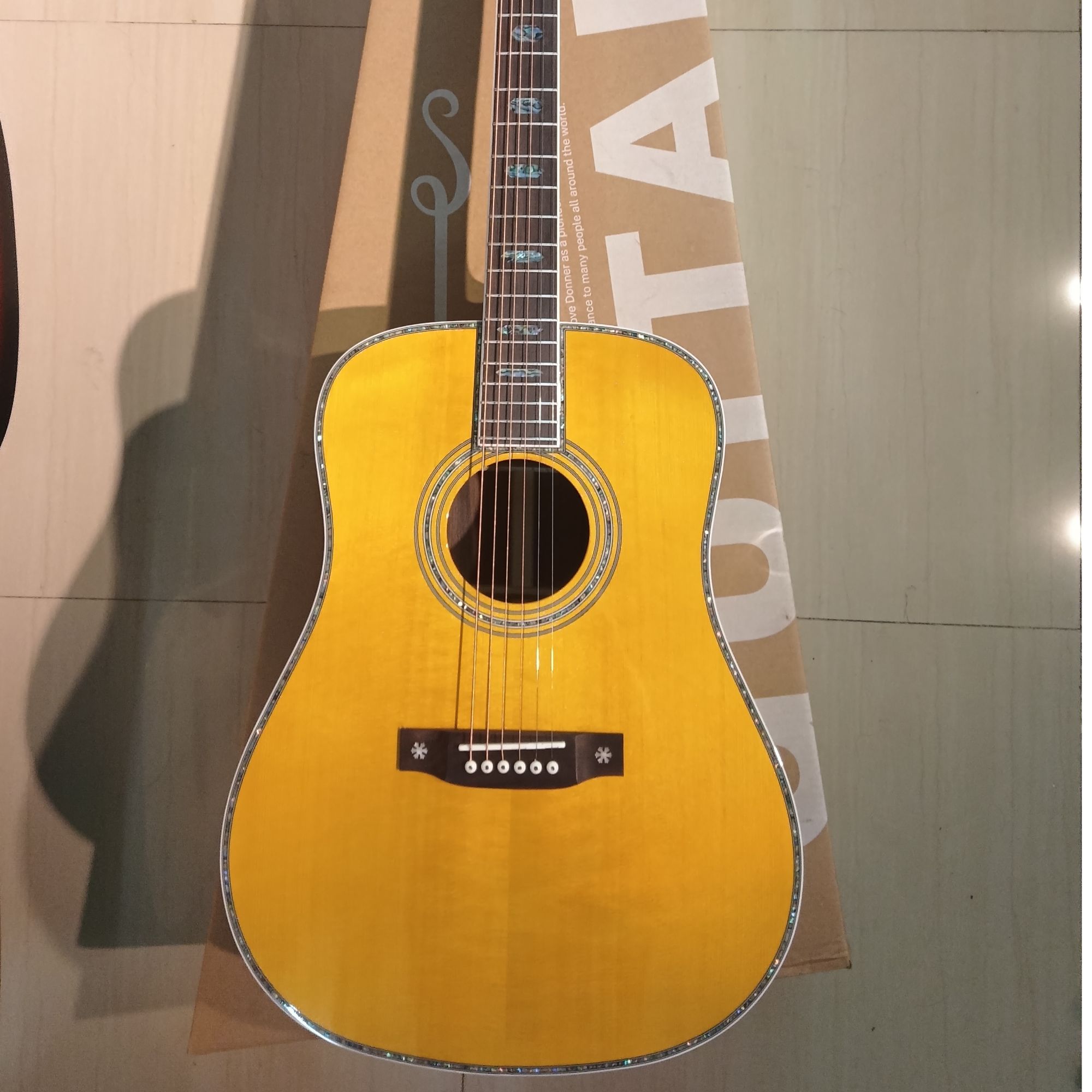 唐农云杉玫瑰木手工全单41寸圆角原声民谣弹唱演奏指弹亮光吉他