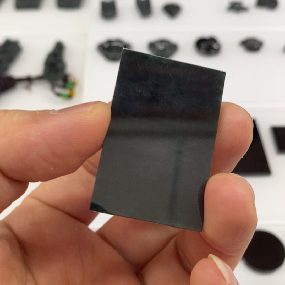 翡翠戒指未镶嵌?***朗天然翡翠墨翠无事牌