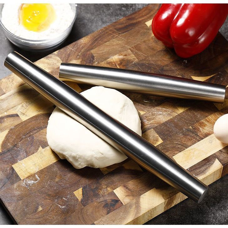 32cm不锈钢擀面杖擀面棒家用