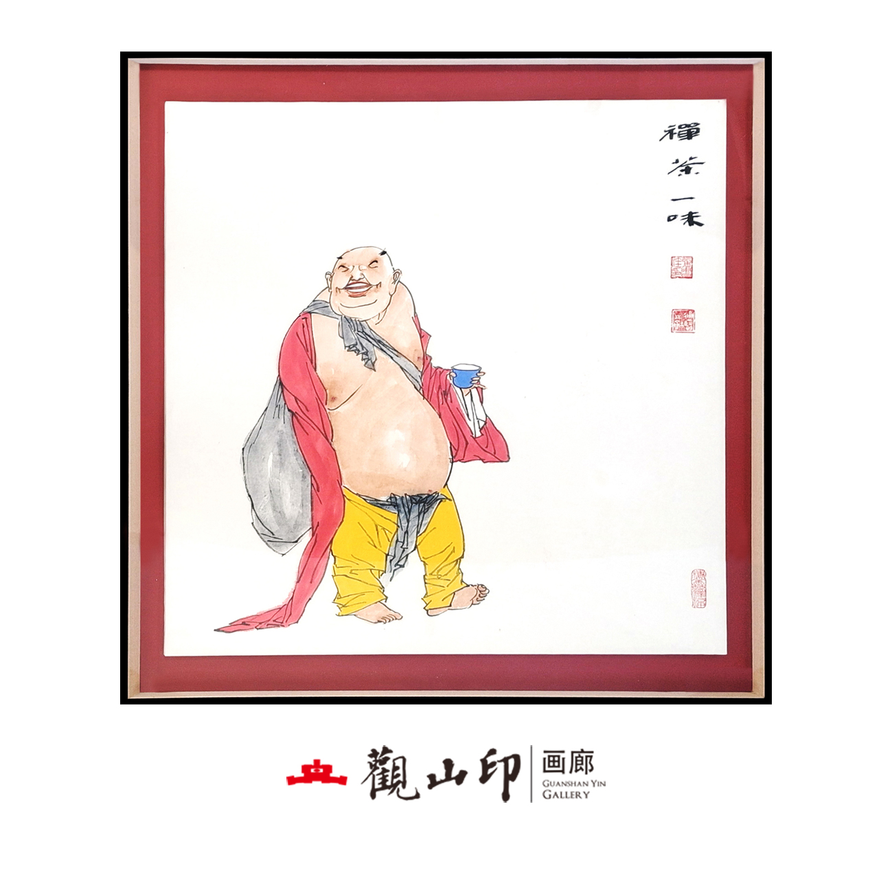 ZTX原创手绘国画76x76cm作品-1105