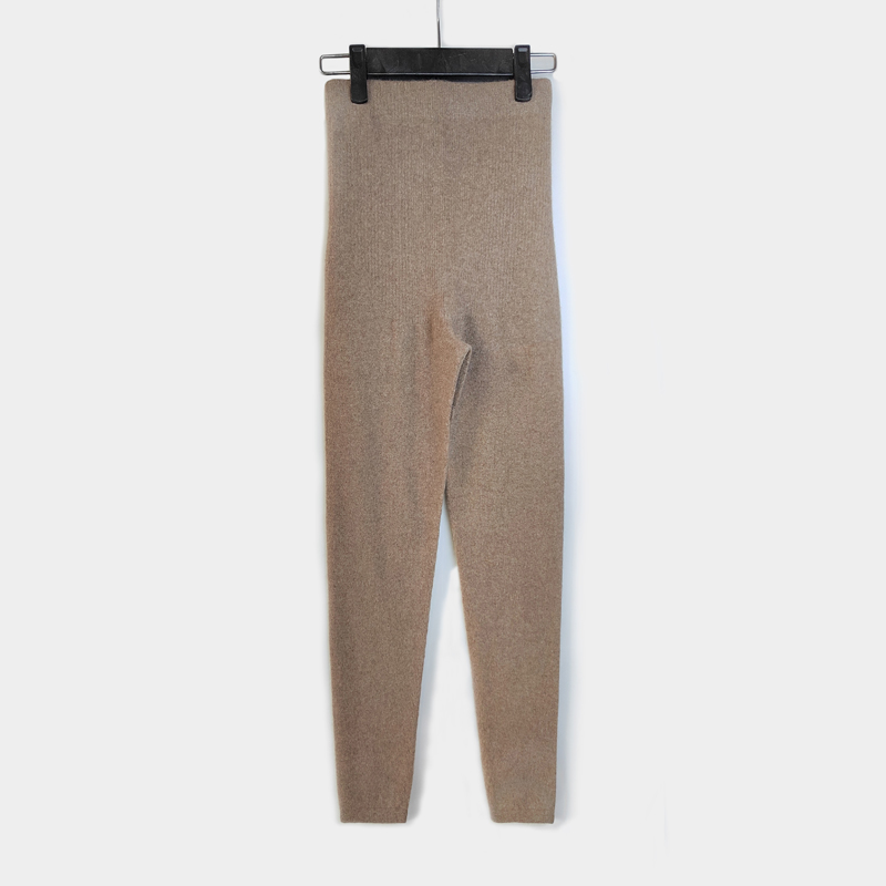 100纯山羊绒中厚修身保暖打底裤L2512026