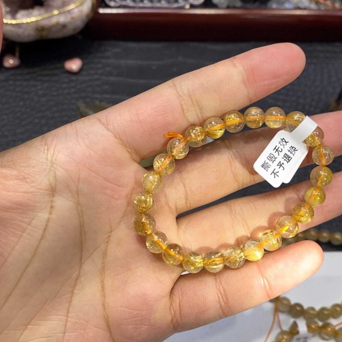 水晶手链未镶嵌金发7.7