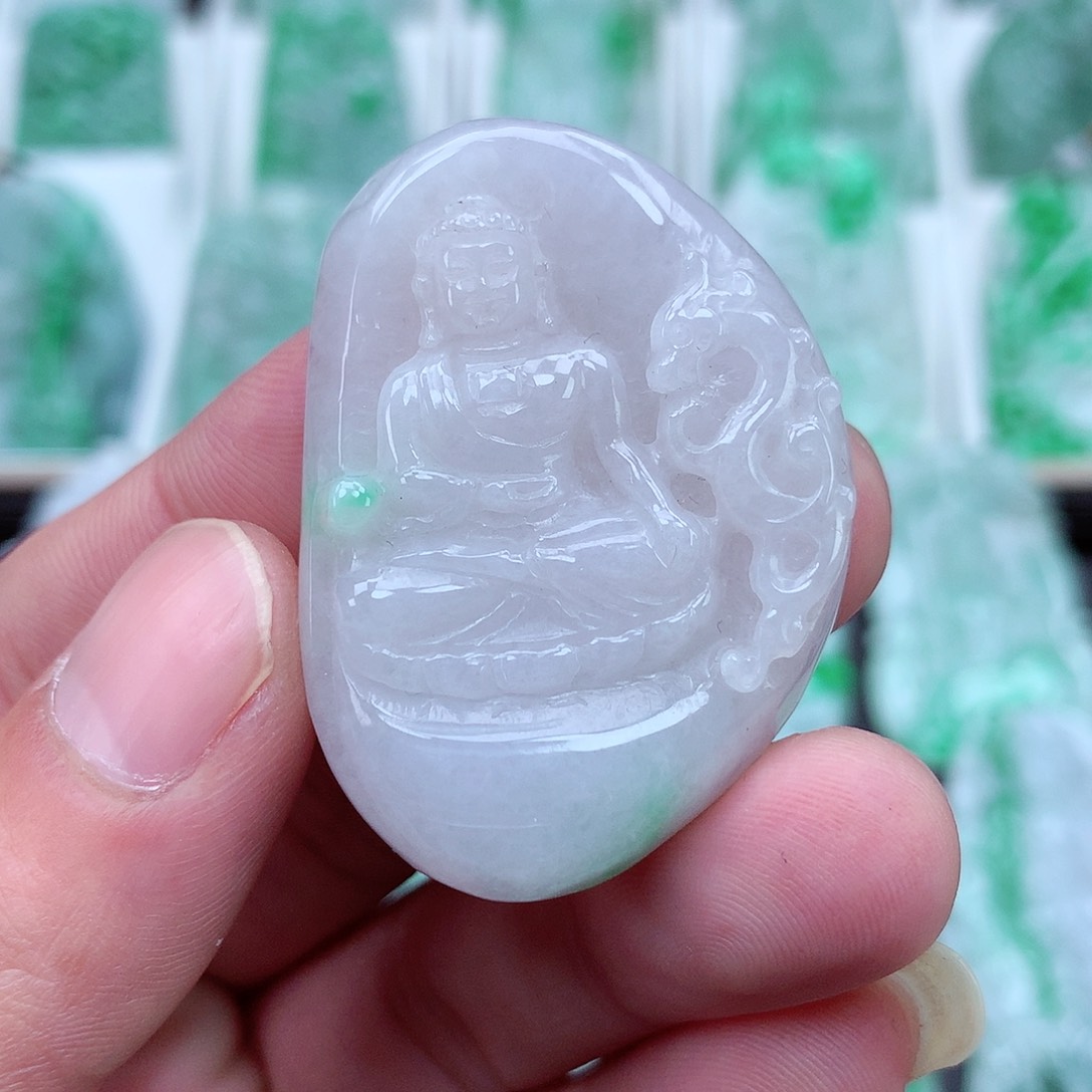 翡翠颈饰未镶嵌翡翠吊坠