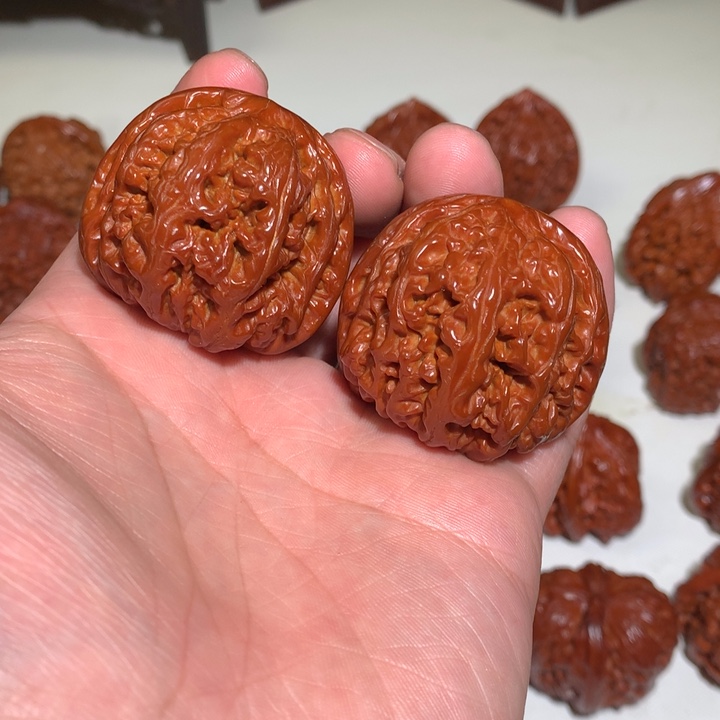 文玩核桃把件粗筋9