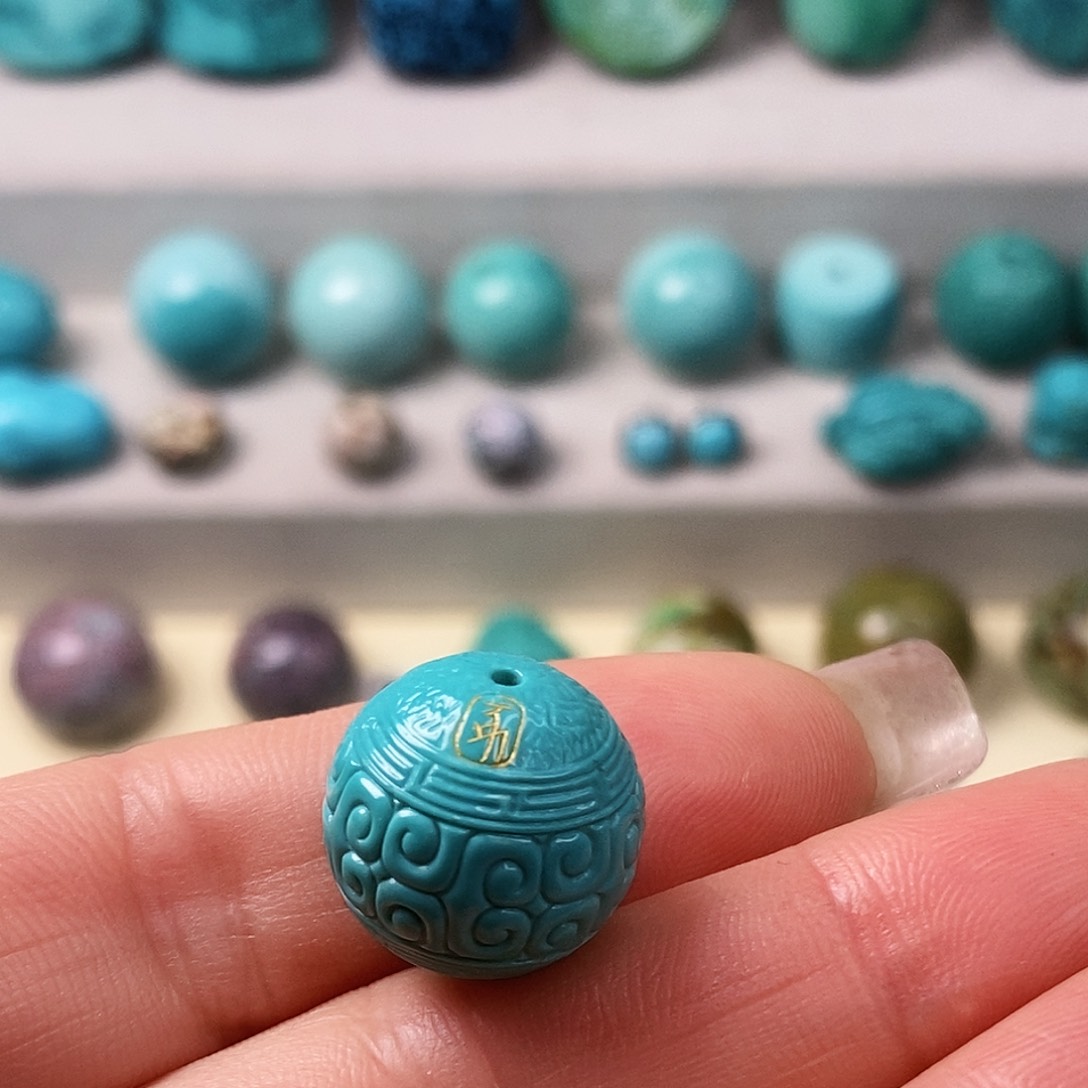 绿松石珠宝奇石未镶嵌