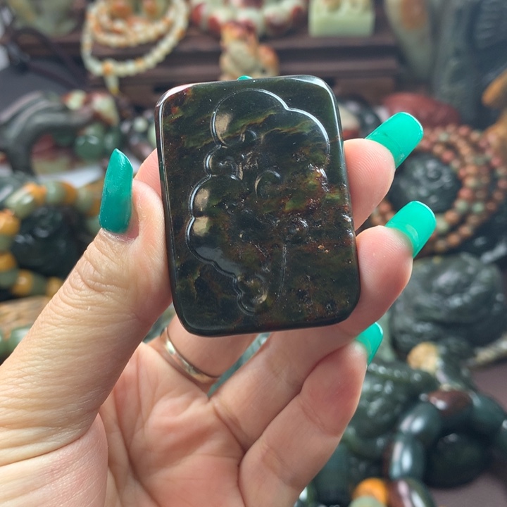 岫岩河磨玉（透闪石质玉）把件未镶嵌