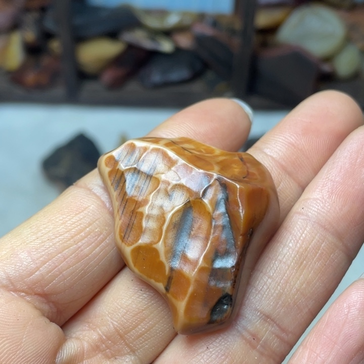 旷***野石材戈壁牧民美石原石