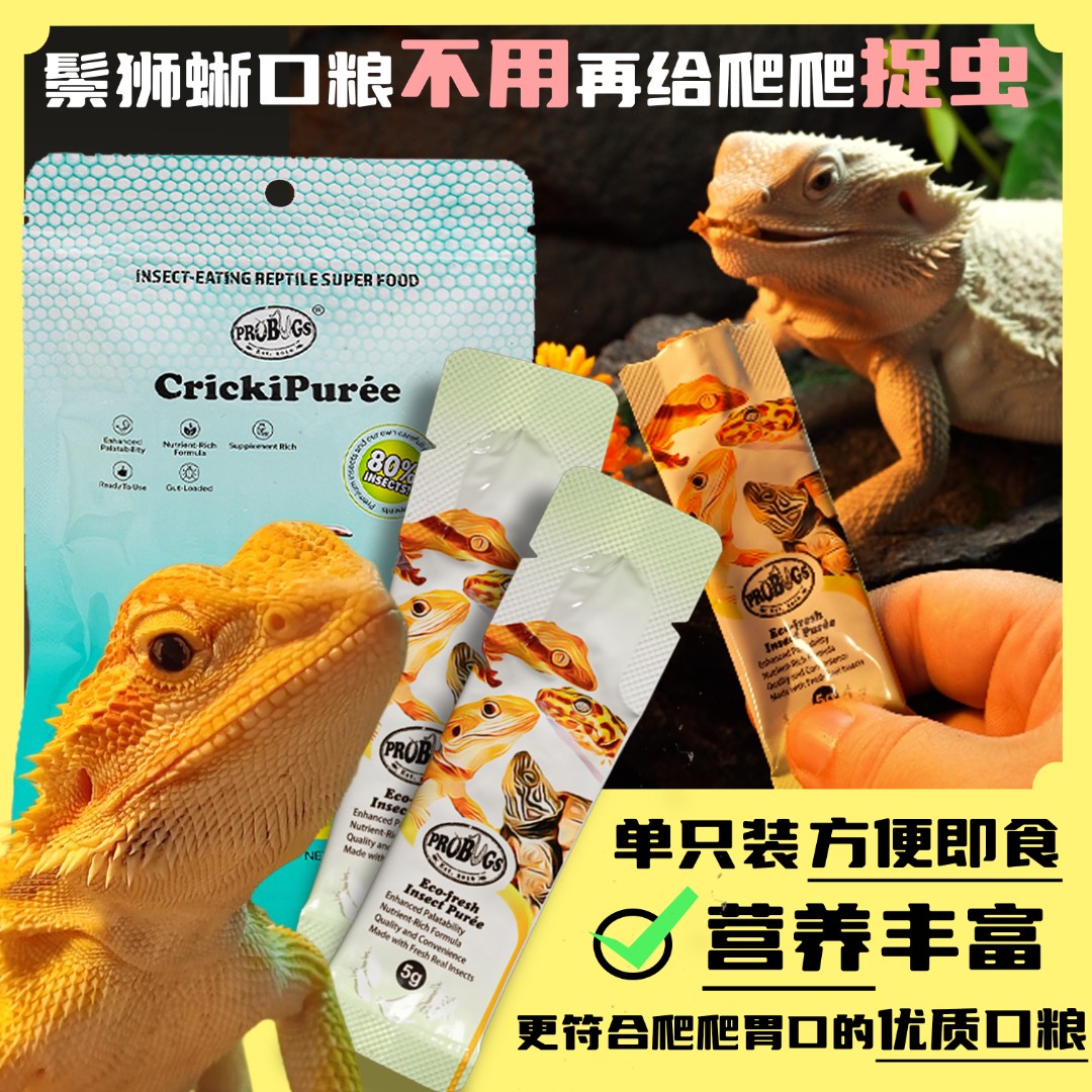 【鬃狮蜥口粮】虫粮泥