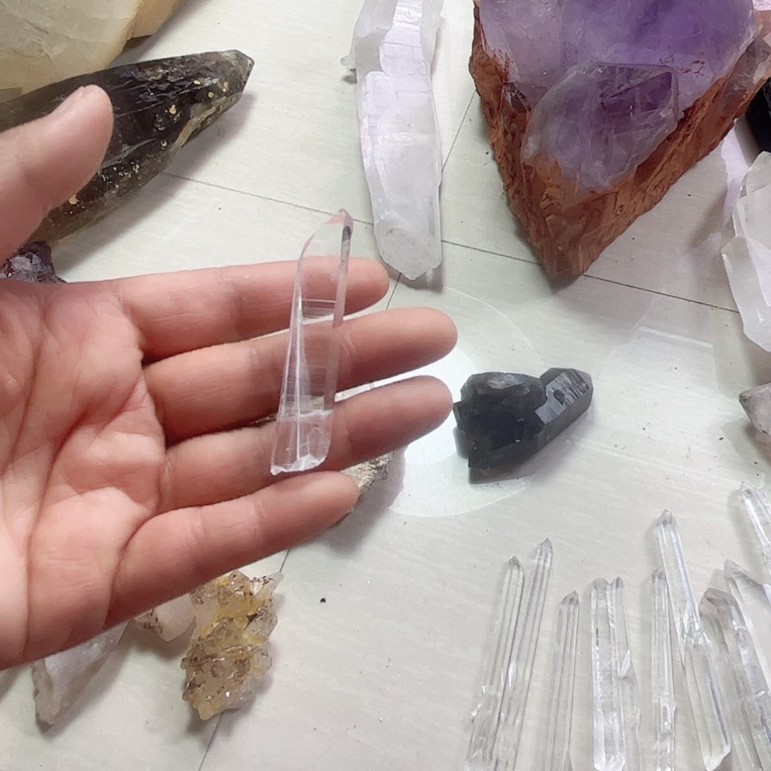 水晶天然水晶原石未镶嵌卡***拉