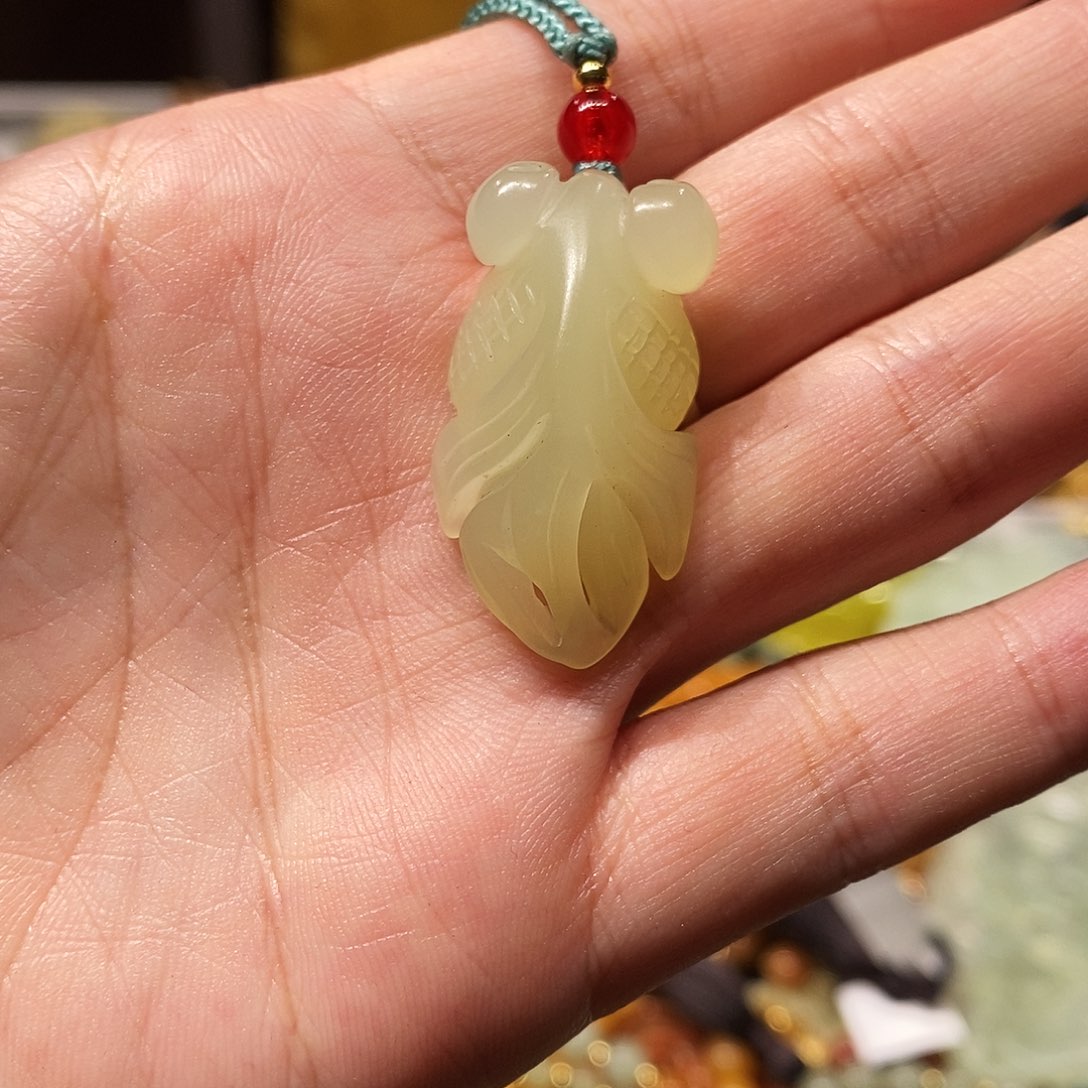 未镶嵌岫玉毛衣链